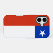 チリ国旗のApple iPhone 16 Case-Mate 16ケース (裏面横)