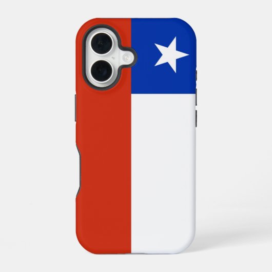 チリ国旗のApple iPhone 16 Case-Mate 16ケース (裏面)
