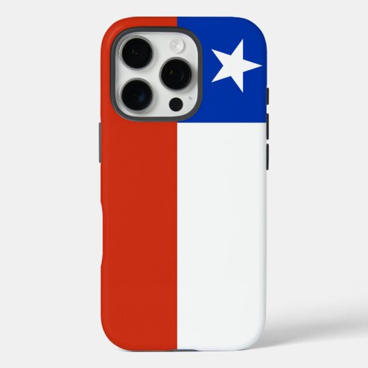 チリ国旗のApple iPhone 16 Pro Case-Mate iPhoneケース (裏面)