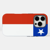 チリ国旗のApple iPhone 16 Pro Case-Mate iPhoneケース (裏面 (横))