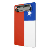 チリ国旗を持つミニクリップボード ミニクリップボード (アングル2)