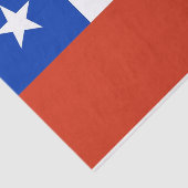 チリ国旗を持つ愛国的ティッシュペーパー 薄葉紙 (詳細)
