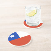 チリ国旗を掲げたコースター コースター (側面)