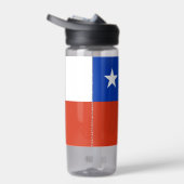チリ国旗を掲げた水瓶 ウォーターボトル (右面)