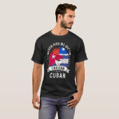 チリ国旗キューバ育ユーモア市民プライド Tシャツ (正面フル)