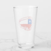 チリ国旗登山カラビナー タンブラーグラス (裏面)