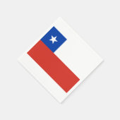 チリ国旗紙ナプキンス スタンダードカクテルナプキン (角)