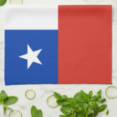 チリ国旗 キッチンタオル (折り畳み)
