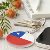 チリ国旗 キーホルダー (正面右)