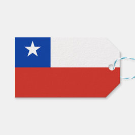 チリ国旗 ギフトタグ