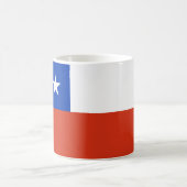 チリ国旗 コーヒーマグカップ (中央)