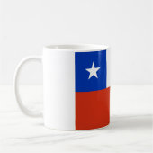 チリ国旗 コーヒーマグカップ (左)