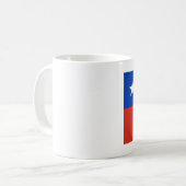 チリ国旗 コーヒーマグカップ (正面左)