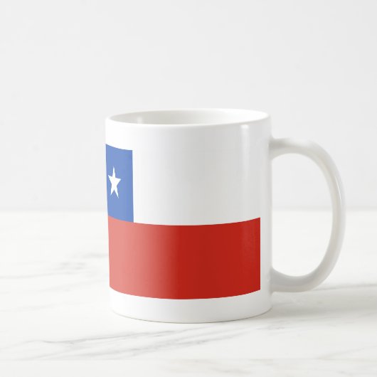 チリ国旗 コーヒーマグカップ (右)