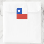 チリ国旗 スクエアシール (バッグ)