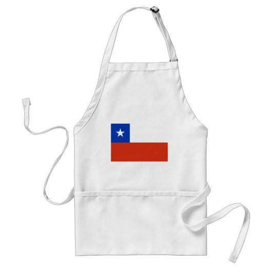 チリ国旗 スタンダードエプロン (正面)
