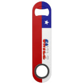 チリ国旗 スピード栓抜き (正面)