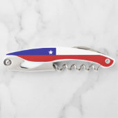 チリ国旗 ソムリエナイフ (正面)