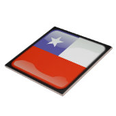 チリ国旗 タイル (側面)