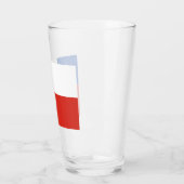 チリ国旗 タンブラーグラス (左)
