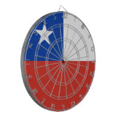 チリ国旗 ダーツボード (正面左)