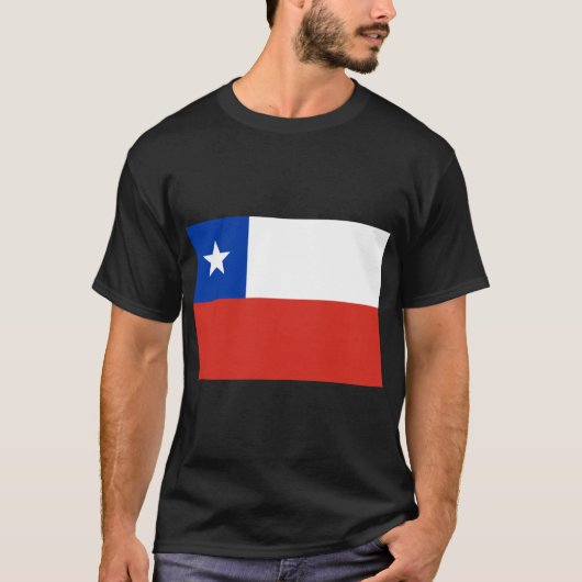 チリ国旗(チリ) Tシャツ (正面)