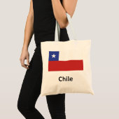 チリ国旗 トートバッグ (正面(商品))
