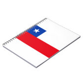 チリ国旗 ノートブック (左側)