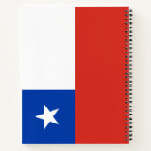 チリ国旗 ノートブック (裏面)