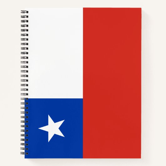 チリ国旗 ノートブック (正面)