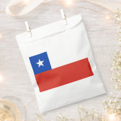 チリ国旗 フェイバーバッグ (クリップ留めされた状態)