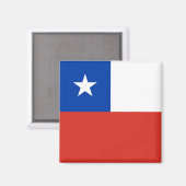 チリ国旗 マグネット (正面/裏面)