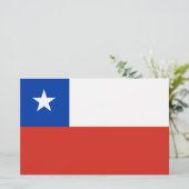 チリ国旗 便箋 (スタンド正面)