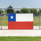 チリ国旗 横断幕 (インサイチュ)