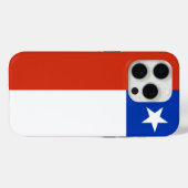 チリ国旗 Case-Mate Apple iPhone 15 Pro カバー (裏面 (横))