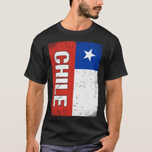 チリ国旗 Tシャツ (正面)