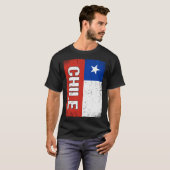 チリ国旗 Tシャツ (正面フル)