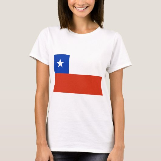 チリ国旗 Tシャツ (正面)