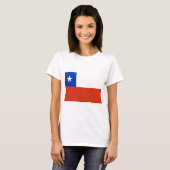 チリ国旗 Tシャツ (正面フル)
