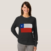チリ国旗 Tシャツ (正面フル)
