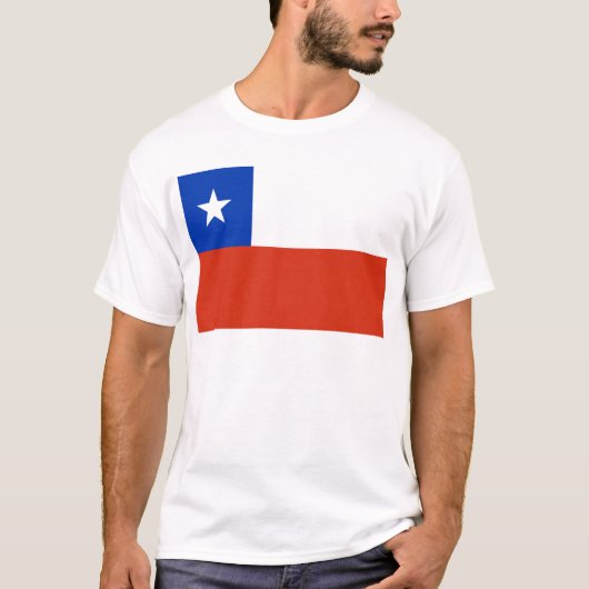 チリ国旗 Tシャツ (正面)