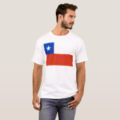 チリ国旗 Tシャツ (正面フル)