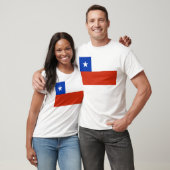 チリ国旗 Tシャツ (ユニセックス)