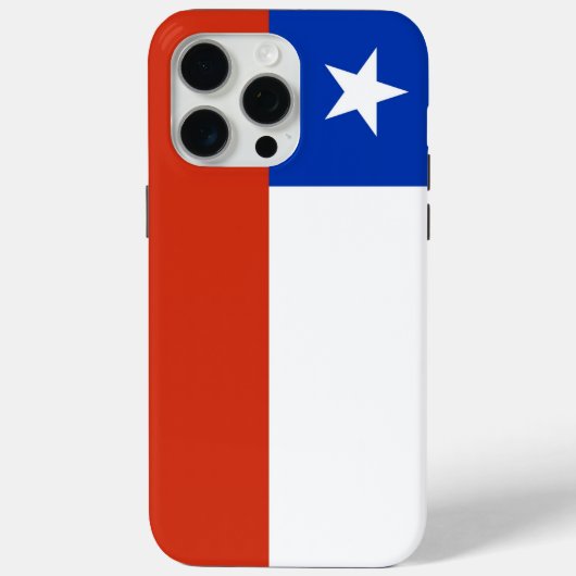 チリ国旗iPhone 15 Pro Maxケース Case-Mate iPhoneケース (裏面)