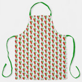 チリ好きエプロン赤または緑? 3サイズ エプロン (正面)