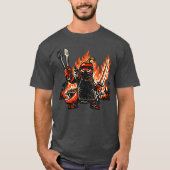 チリ忍者BBQマスター 〜 ヴィンテージサマーファイア 〜 Tシャツ (正面)