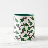 チリ恐竜のマグカップ ツートーンマグカップ (中央)