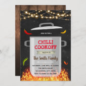 チリ料理コンテスト招待 招待状 (正面/裏面)
