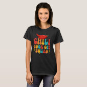 チリ料理大会チーム スパイス好きのための楽しいコンペティション Tシャツ (正面フル)