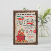 チリ料理対決パーティーのポスター 招待状 (スタンド正面)